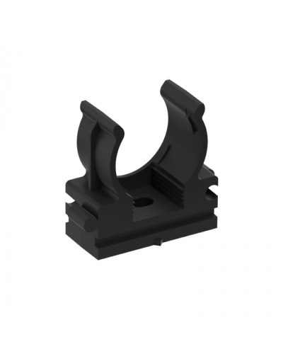CFQ20 Держатель (клипса) для труб, для монтажного пистолета D20мм, цвет чёрный (50шт) Экопласт (41520BL) в Пятигорске Держатели, клипсы, скобы Pintop.ru