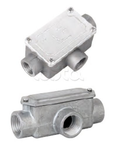 Коробка ответвительная алюминиевая, 3 ввода, М20х1,5 ,IP55, 118х67х42мм DKC 6330-20 в Пятигорске Распределительные коробки Pintop.ru