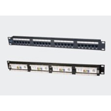 Патч-панель 19", 1U, 24xRJ45 категория 5е Eurolan (27B-U5-24BL)