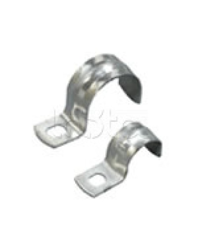 Скоба оцинкованная с одним отверстием для трубы D60-63 мм, м.о. 8,5-6,0мм (1уп=50шт) Экопласт (43760P) в Пятигорске Держатели, клипсы, скобы Pintop.ru
