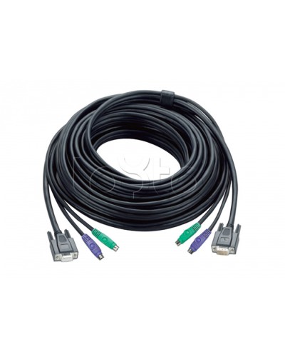КВМ-кабель с интерфейсами PS/2, VGA (10м) ATEN 2L-1010P/C в Пятигорске Видеоусилители, Модуляторы, Делители Pintop.ru