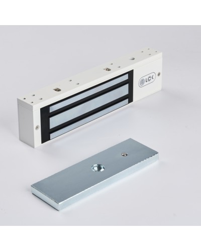 R-Lock RL-EM350-L0W - Электромагнитный замкок, 350кг, DC12/24B, цвет белый, RAL9016(белый) в Пятигорске Электромагнитные замки Pintop.ru