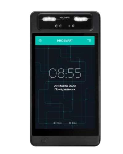 Терминал для биометрической идентификации по геометрии лица BioSmart QUASAR-MFR в Пятигорске Контроллеры Pintop.ru