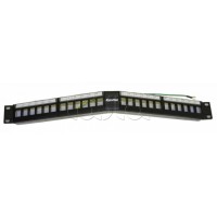 Модульная патч-панель 19", 24 порта Hyperline PPBL4A-19-24-SH-RM