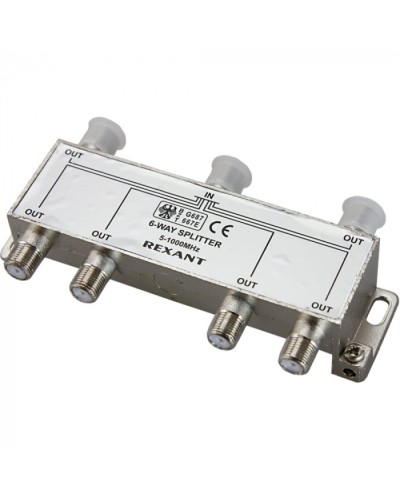 Делитель телевизионный ТВх6 под F разъём 5-1000 МГц (5шт/уп) REXANT 05-6004 в Пятигорске Системы видеонаблюдения Pintop.ru