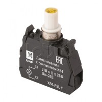 Лампа сменная c основанием XB4 желтая 24В EKF PROxima (XB4-ESL-Y)