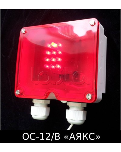 Оповещатель световой взрывозащищенный ОС-12/В Аякс Магнито-Контакт в Пятигорске Оповещатели Ex Pintop.ru