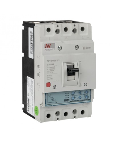 Автоматический выключатель AV POWER-1/3 160А 50kA ETU2.0 EKF (Автоматический выключатель AV POWER-1/3 160А 50k в Пятигорске Электротехническое оборудование Pintop.ru