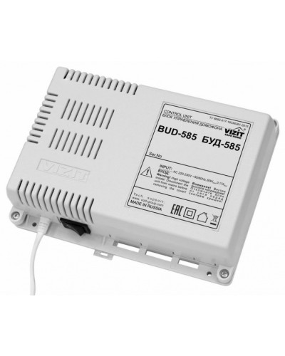 Блок управления и питания периметрового домофона VIZIT БУД-585 в Пятигорске Блоки управления многоабонентные Pintop.ru