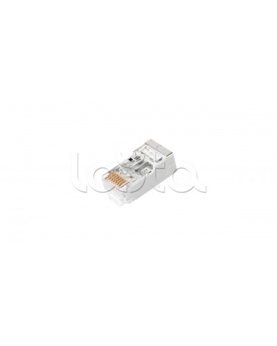 Коннектор NIKOMAX RJ45/8P8C под витую пару, Кат.5е (Класс D), уп-ка 100шт. (NMC-RJ88RZ50SD1-PT-100) в Пятигорске Коннекторы и разъемы Pintop.ru