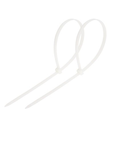 Хомут-стяжка нейлоновый 250x3.6 мм белый (100шт/уп) REXANT 07-0250 в Пятигорске Стяжки-хомуты Pintop.ru