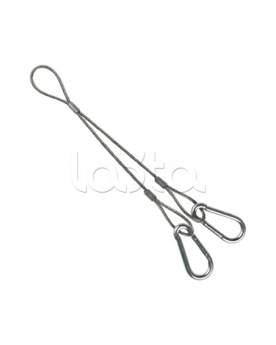 Подвес Y-образный с карабинами 150 мм EKF (ypk150) в Пятигорске Аксессуары для лотков Pintop.ru