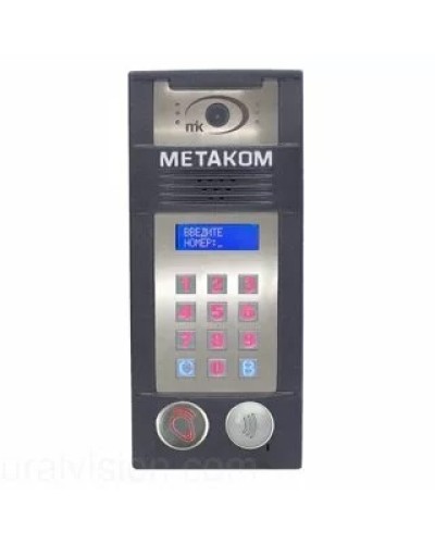 Многоабонентый антивандальный блок вызова со встроенной гибридной видеокамерой Метаком MК2018-MFCGVH в Пятигорске Блоки вызова многоабонентные Pintop.ru