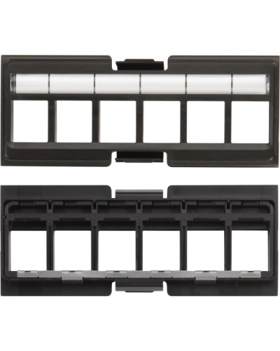 Вставка под кейстоны в модульную панель, экранированная, 6 портов, без шторок LANMASTER LAN-FRM-IN-6OK-SXX в Пятигорске Коммутационные изделия Pintop.ru