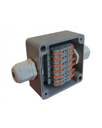 Коробка пылевлагонепроницаемая клеммная G366 А Wago АЯКС IP66/IP65, 82x80x55 Магнито-контакт в Пятигорске Распределительные коробки Pintop.ru