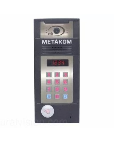 Многоабонентый антивандальный блок вызова со встроенной гибридной видеокамерой Метаком в Пятигорске Блоки вызова многоабонентные Pintop.ru