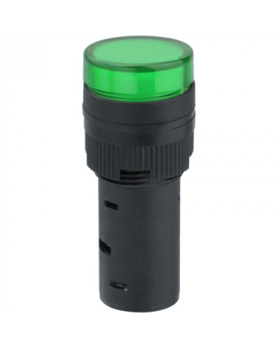 Лампа индикаторная Navigator 82 803 NBI-I-AD16-230-G зеленая d16мм 230В AC/DC в Пятигорске Источники света(Лампы) Pintop.ru
