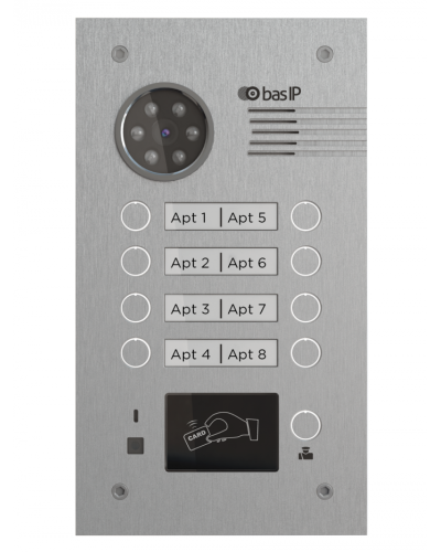 Вызывная панель BAS-IP BA-08MD SILVER в Пятигорске Вызывные видеопанели малоабонентные Pintop.ru