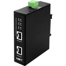 Промышленный PoE-инжектор Gigabit Ethernet на 90W с бустером напряжения NST NS-PI-1G-90/IB