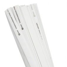 Термоусаживаемая трубка ТУТ нг 12/6 белая в отрезках по 1м EKF PROxima (tut-12-w-1m)