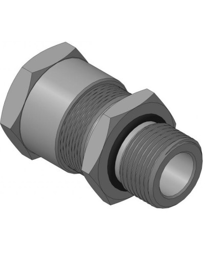 Кабельный ввод с резьбой G1/2 мм для открытой прокладки кабеля с проходным диаметром d=8-12 мм Спектрон КВН-ЕХЕ-12-Н-G1/2 в Пятигорске Аксессуары для кабель-канала Pintop.ru