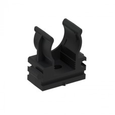 CFQ16 Держатель (клипса) для труб, для монтажного пистолета D16мм, цвет чёрный (10шт) Экопласт (41516-10BL)