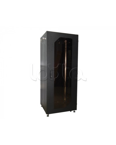 Шкаф телекоммуникационный Тромбон ТШ-386060Ч10 напольный 38U на 10 приборов в Пятигорске Система оповещения и трансляции Pintop.ru