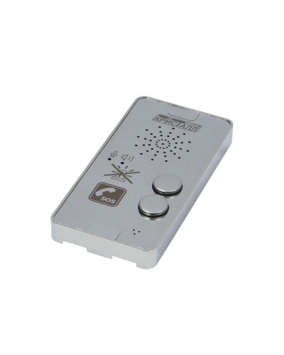 Переговорное устройство с кнопкой отключения оповещателя (зеркальная поверхность) Кристалл СДК-029.МГН.2 в Пятигорске Дополнительное оборудование для ОПС Pintop.ru