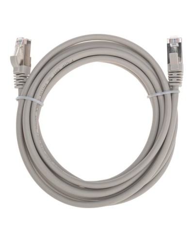 Патч-корд F/UTP, CAT 5e, RJ45-RJ45, 26AWG, LSZH, серый, 3м REXANT 02-0110-3 в Пятигорске Патчкорды (медные) Pintop.ru
