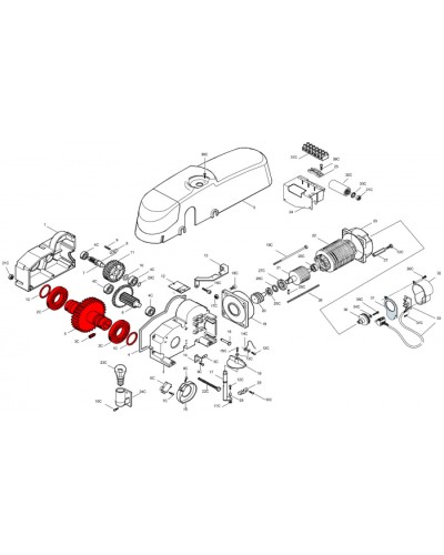 Электродвигатель E450 Came 119RIE139 в Пятигорске Запчасти для шлагбаумов и автоматики Pintop.ru