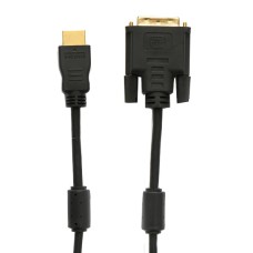 Шнур HDMI - DVI-D gold 5 м с фильтрами (5шт/уп) REXANT 17-6306