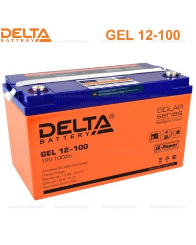 Аккумулятор свинцово-кислотный Delta GEL 12-100 в Пятигорске Электротехническое оборудование Pintop.ru