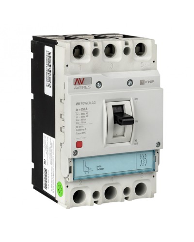 Автоматический выключатель AV POWER-2/3 250А 35kA TR EKF (mccb-23-250-TR-av) в Пятигорске Электротехническое оборудование Pintop.ru