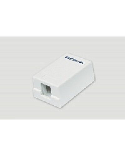Коробка настенная EuroLan 12B-00-01WT в Пятигорске Розетки компьютерные и телефонные Pintop.ru