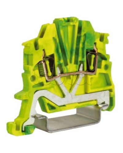 Зажим для заземления, 1,5 кв.мм желто-зеленый DKC ZHT400 в Пятигорске Держатели, клипсы, скобы Pintop.ru