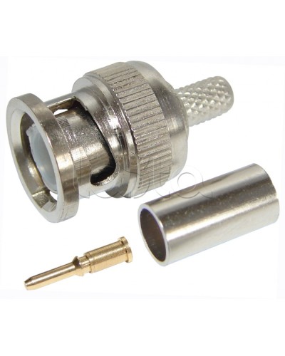 Разъем штекер BNC RG-58 обжим (01-001A) (100шт/уп) REXANT 05-3001 в Пятигорске Коннекторы Pintop.ru