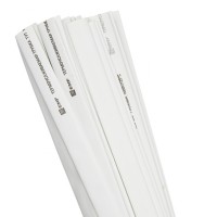 Термоусаживаемая трубка ТУТ нг 12/6 белая в отрезках по 1м EKF PROxima (tut-12-w-1m)