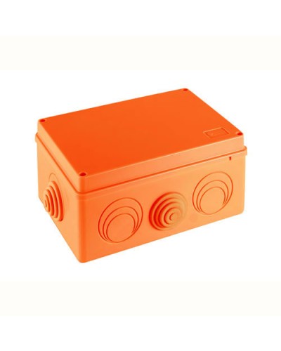 JBS210 Коробка огн. E110, о/п 210х150х100мм, без галогена,8 вых., IP55, 6P, (2,5-25 мм2), цвет оранж. Экопласт (43746HF) в Пятигорске Коробки (ОКЛ) Экопласт Pintop.ru