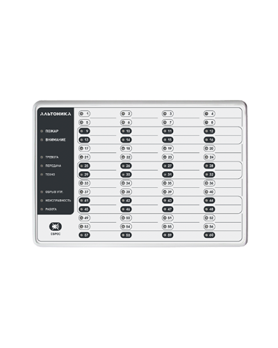 Блок индикации Альтоника Риф Стринг RS-201BVI в Пятигорске Радиоканальные системы безопасности Pintop.ru
