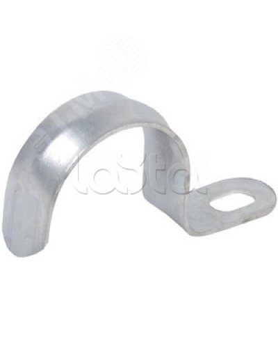 Скоба металлическая однолапковая d25-26мм IEK (100 шт/упак.) (CMAT10-25-100) в Пятигорске Держатели, клипсы, скобы Pintop.ru