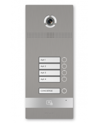 Вызывная панель BAS-IP BI-04FBI SILVER в Пятигорске Вызывные видеопанели малоабонентные Pintop.ru