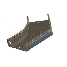 Угол 45° горизонтальный плавный Hyperline RST-AHS45-100-50-0,8-R100-SZ