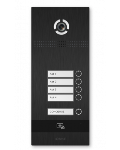 Вызывная панель BAS-IP BI-04FBI BLACK в Пятигорске Вызывные видеопанели малоабонентные Pintop.ru