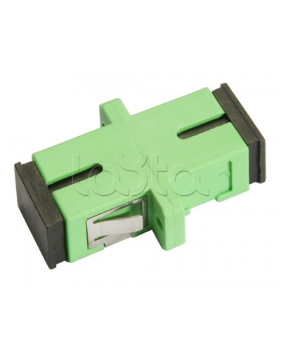 Соединитель проходной SC/APC-SC/APC, SM(для одномодового кабеля), simplex Cabeus SC/APC-SM в Пятигорске Проходные адаптеры и розетки оптические Pintop.ru