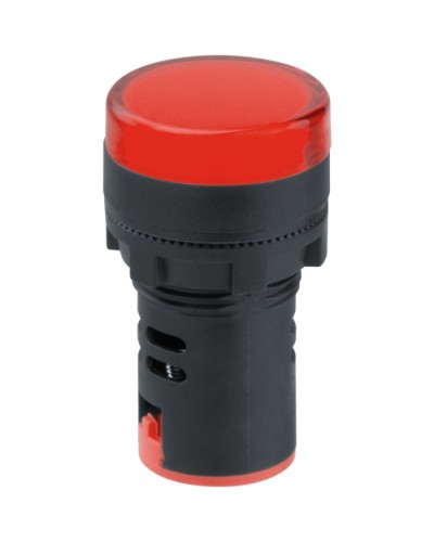 Лампа индикаторная Navigator 82 801 NBI-I-AD22-230-R красная d22мм 230В AC/DC в Пятигорске Источники света(Лампы) Pintop.ru