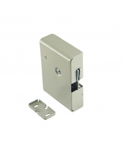 Замок электромеханический с толкателем и датчиком положения двери Promix-SM308.10.1 (серебро) в Пятигорске Электромеханические замки Pintop.ru