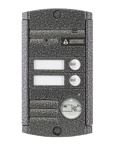 Видеопанель вызывная накладная цветная на 2 абонента с Proxy-считывателем Activision AVP-452 Proxy (PAL, антик) в Пятигорске Вызывные видеопанели малоабонентные Pintop.ru