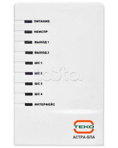 Блок сигнально-пусковой адресный Теко Астра-БПА в Пятигорске Приемно-контрольные приборы Pintop.ru