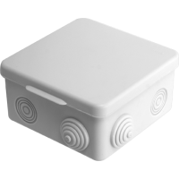 Коробка распаячная, для наружного монтажа, 100x100x50 ПожТехКабель 030-014