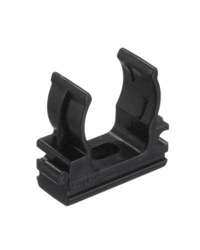 CF20G Держатель (клипса), без галогена, для труб D20мм, цвет чёрный (50 шт/упак) Экопласт (41720-50HF-BL) в Пятигорске Держатели, клипсы, скобы Pintop.ru